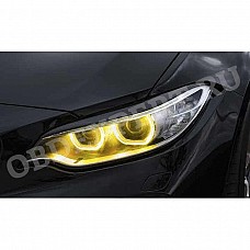 Желтые ангельские глазки для BMW 2, M2 F22, F23, F87 Xenon